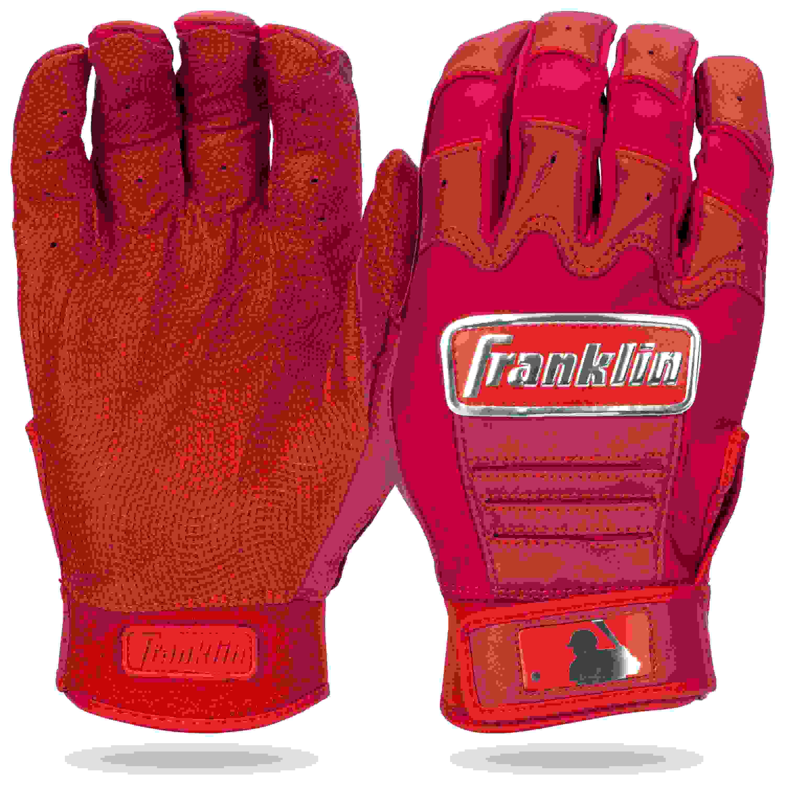 Franklin Sports MLB CFX Pro Series Youth Red Batting Gloves